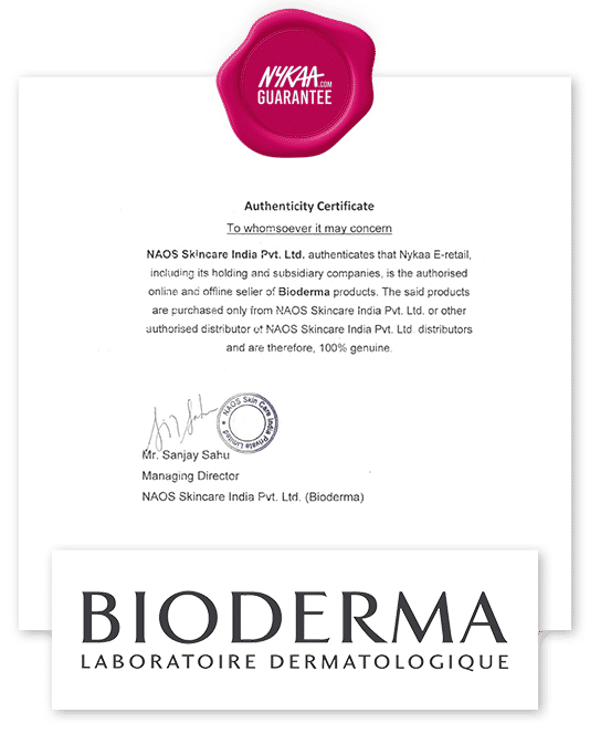 Bioderma authenticity certificate