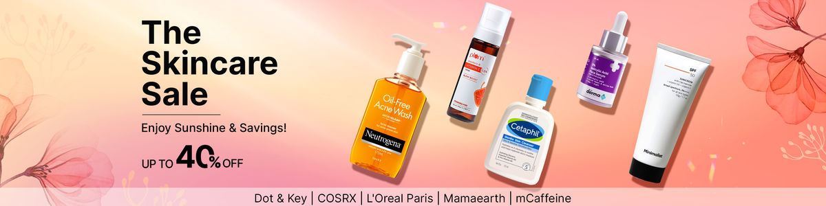 Neutrogena;Minimalist;Plum;Cetaphil;The Derma Co