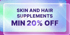 Min 20% off Skin and Hair Supplements