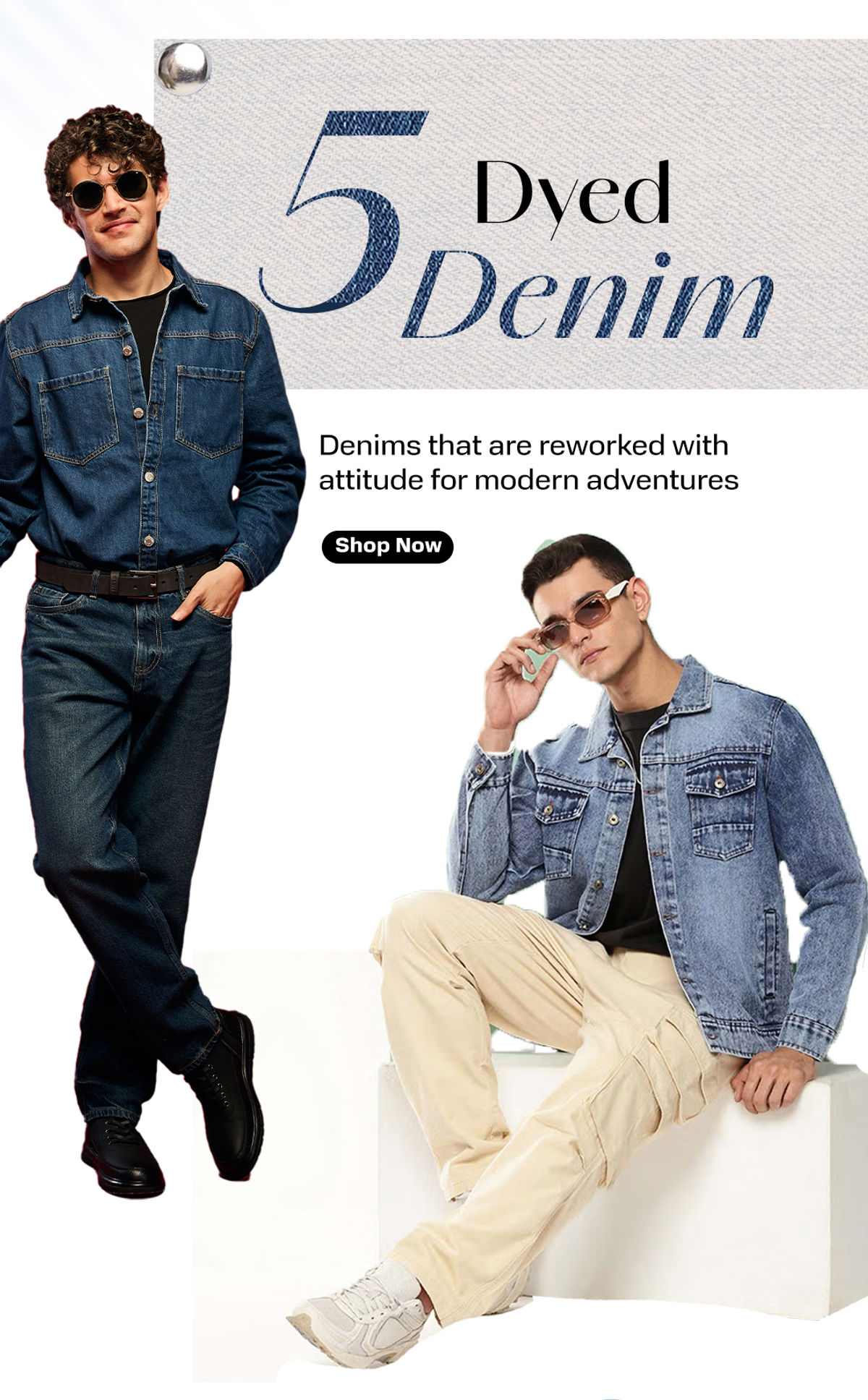 dyed-denim