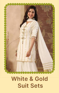 white-gold-suit-sets