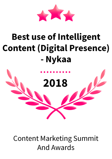 Best use of intelligent content (Digital Presence) - Nykaa