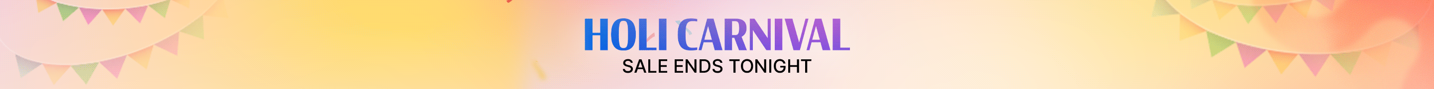 Holi Carnival Sale Strip