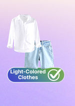 Wear Light-Colored Clothes