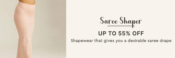 Buy Secrets By ZeroKaata Cut and Sew Flared Saree Shapewear (Pack