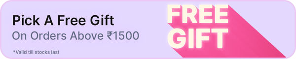 Get a free gift on orders above 1600