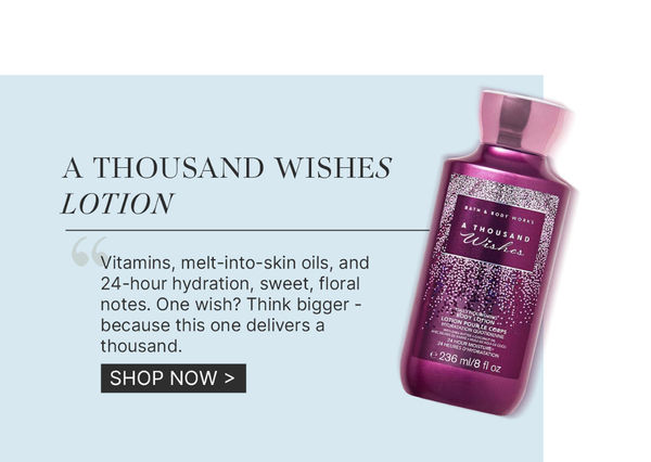 Bath & Body Works A Thousand Wishes Lotion