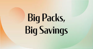 Big Packs, Big Savings