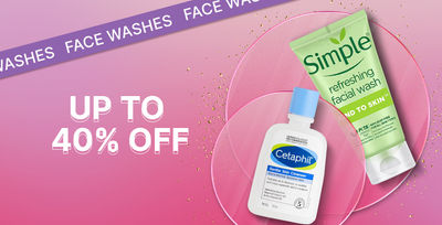 Face Washes Up To 40% Off