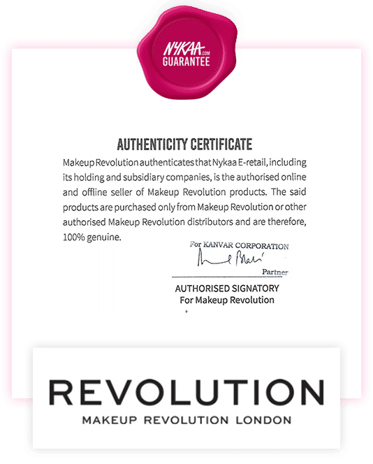 Revolution brand authenticity certificate