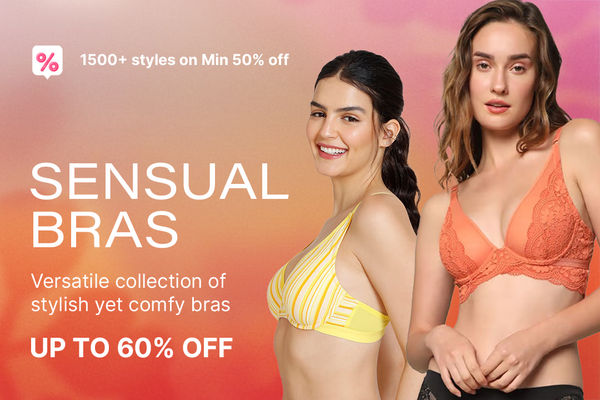 Flat 70% Off - 70% Off on Lingeries for Women