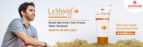 la shield sunscreen advertisement