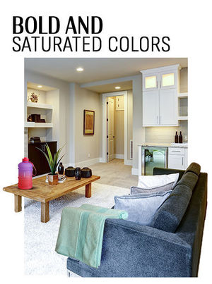 Bold and Saturated Colors