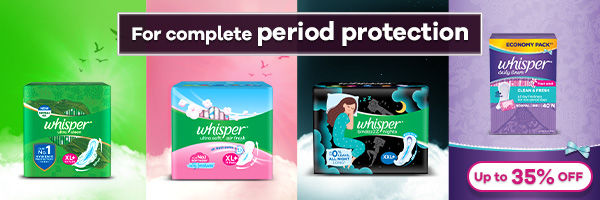 Buy Pantyliners For Better Comfort & Freshness All Day Long